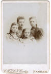  Meisjes uit het gezin Bijvoet-van de Biesen (vlnr Anna, Johanna, Sophie, Maria)