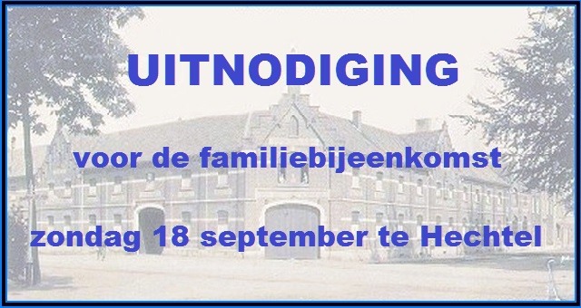 Uitnodiging familiebijeenkomst
